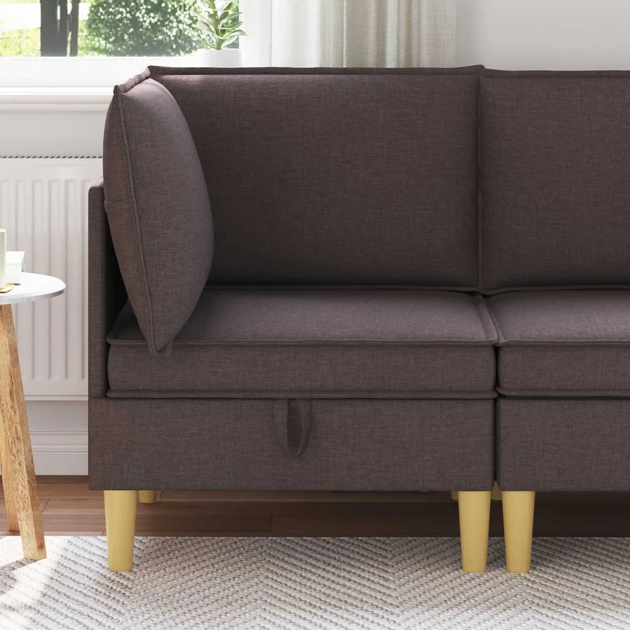 Sofa avec rangement Tissu