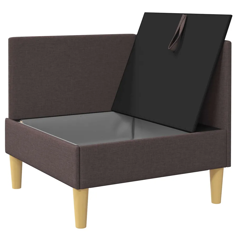 Sofa avec rangement Tissu - 4