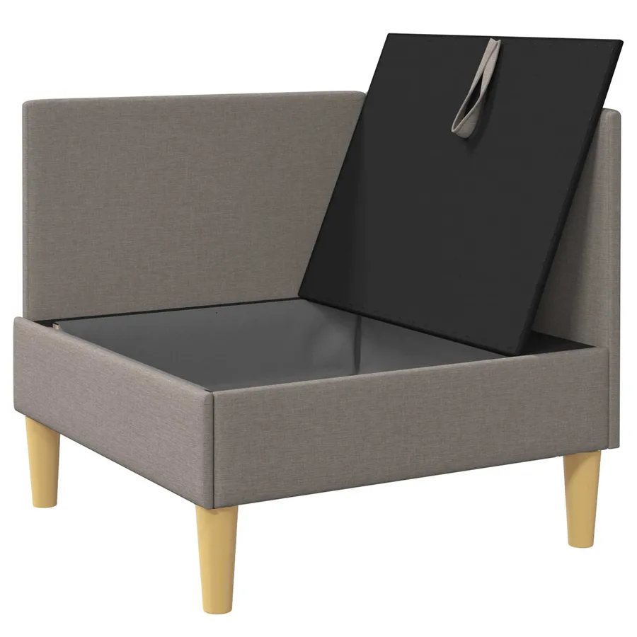 Sofa avec rangement Tissu - 4