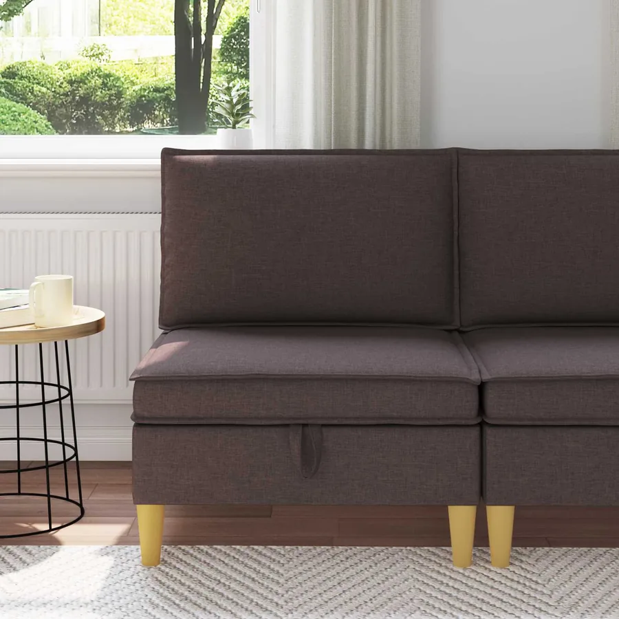 Sofa avec rangement Tissu