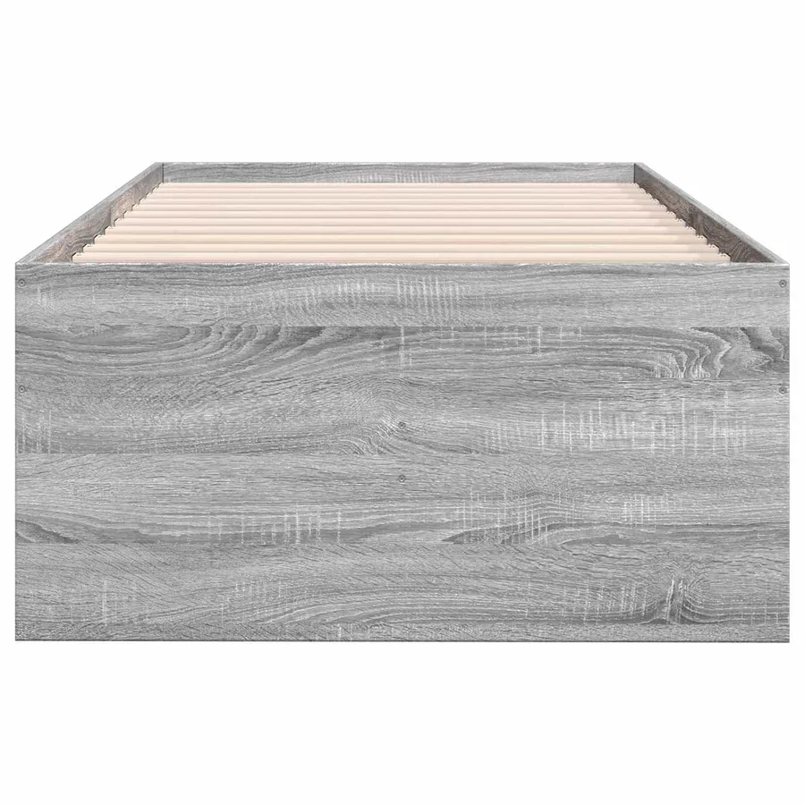 Cadre de lit avec rangement avec tiroir Sonoma gris 80 x 200 cm - 4