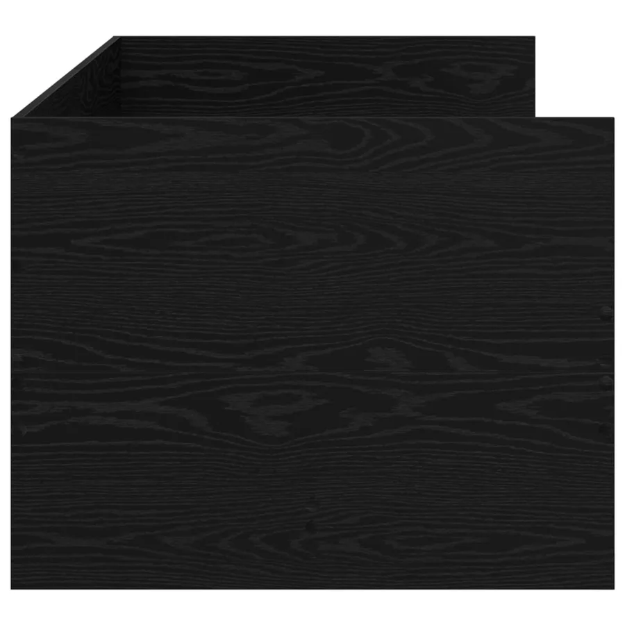 Lit d'appoint avec tiroir Chêne noir Bois d'ingénierie - 3