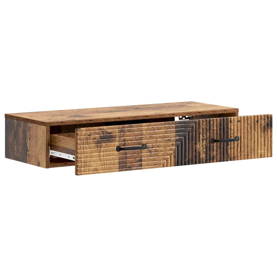 Table d'appoint murale Bois ancien 87,5 x 34,5 x 17 cm - 4