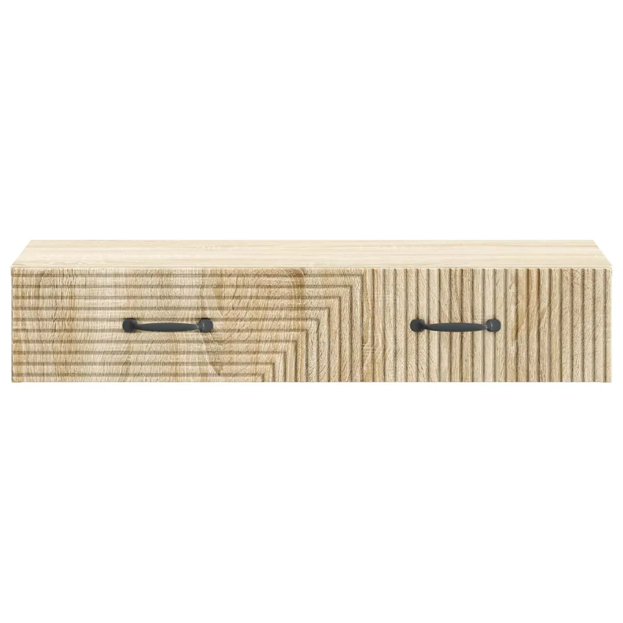 Table d'appoint murale Chêne Sonoma 87,5 x 34,5 x 17 cm - 5