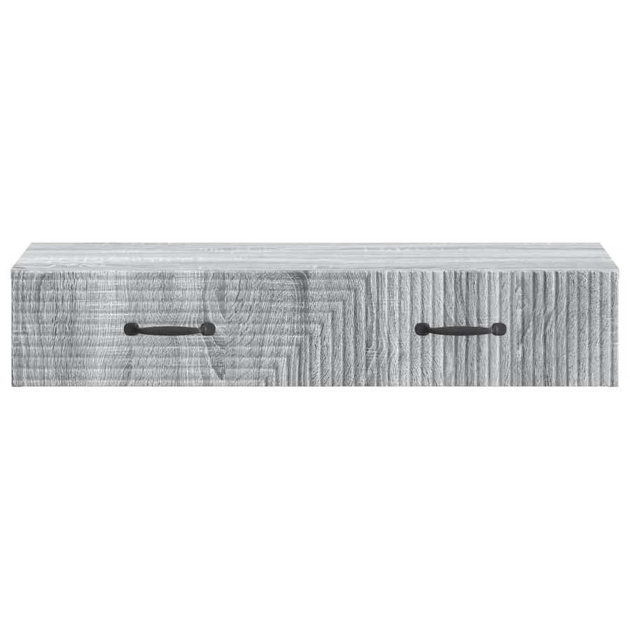 Table d'appoint murale Sonoma gris 87,5 x 34,5 x 17 cm - 5