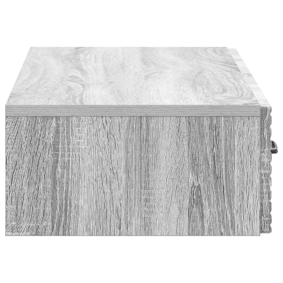 Table d'appoint murale Sonoma gris 87,5 x 34,5 x 17 cm - 6