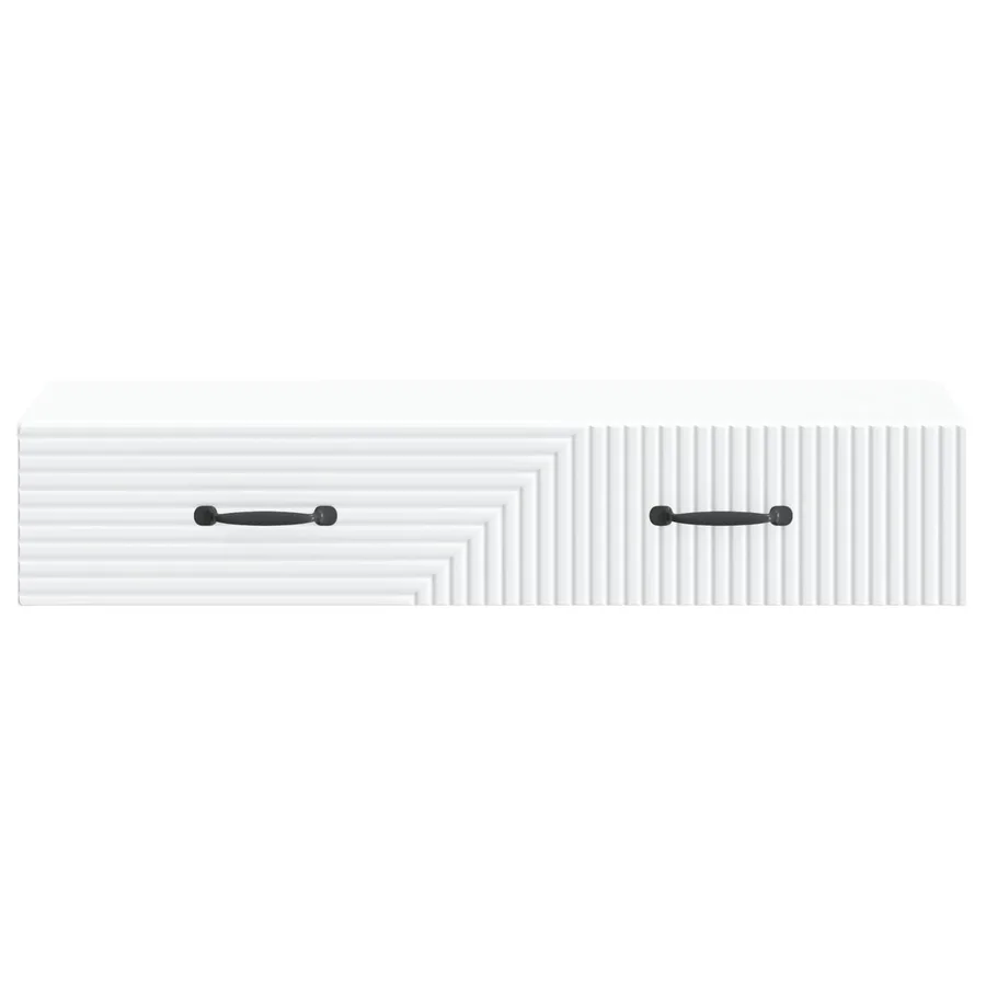 Table d'appoint murale Blanc 87,5 x 34,5 x 17 cm - 5