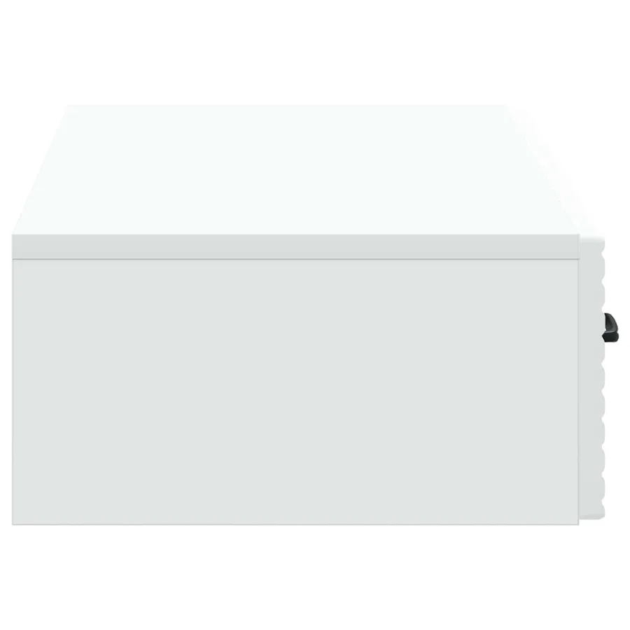 Table d'appoint murale Blanc 87,5 x 34,5 x 17 cm - 6