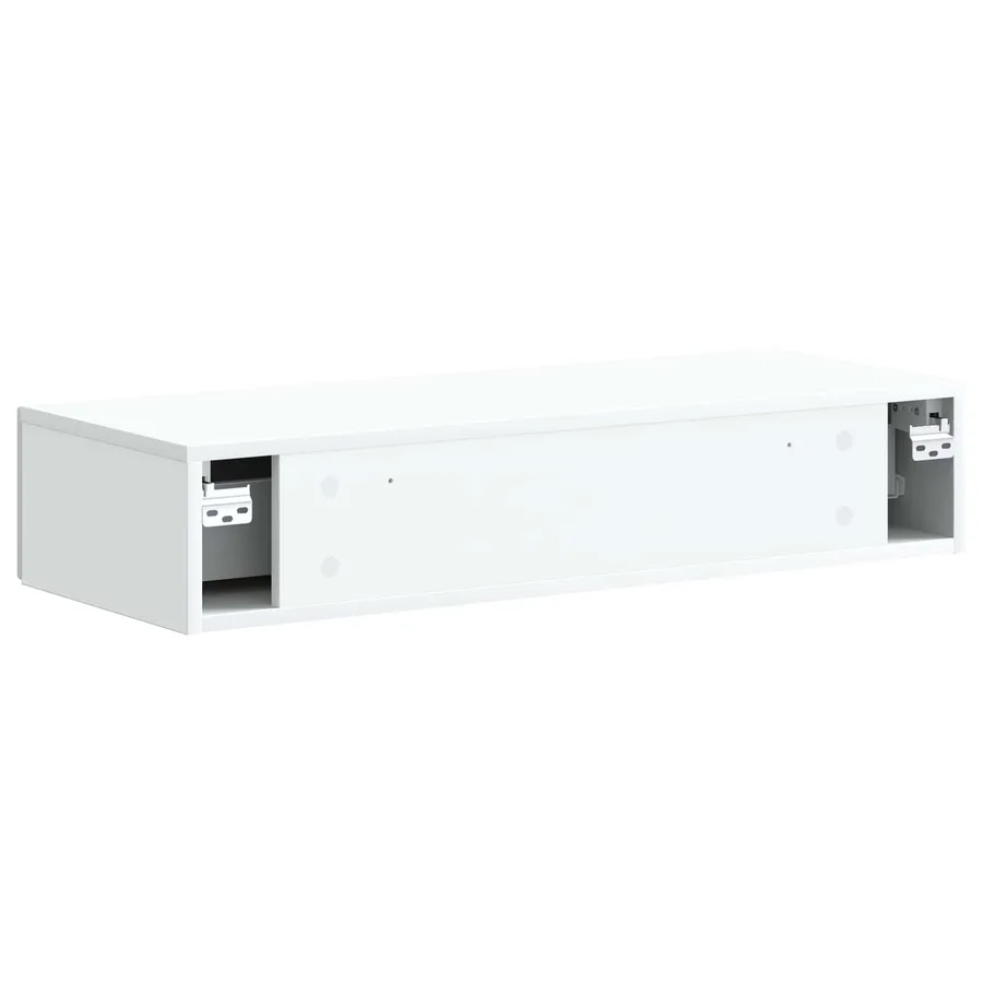 Table d'appoint murale Blanc 87,5 x 34,5 x 17 cm - 7