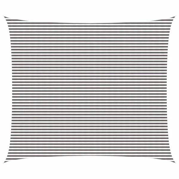 Voile d'ombre Gris clair et blanc 6 x 8 m HDPE