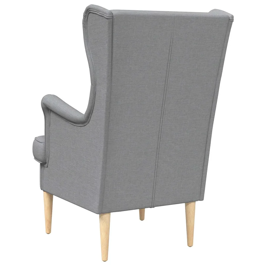 Fauteuil Gris clair Tissu - 6