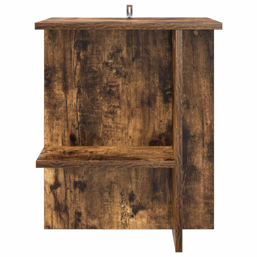 Table basse Chêne fumé 40 x 30 x 49 cm Bois d'ingénierie - 4