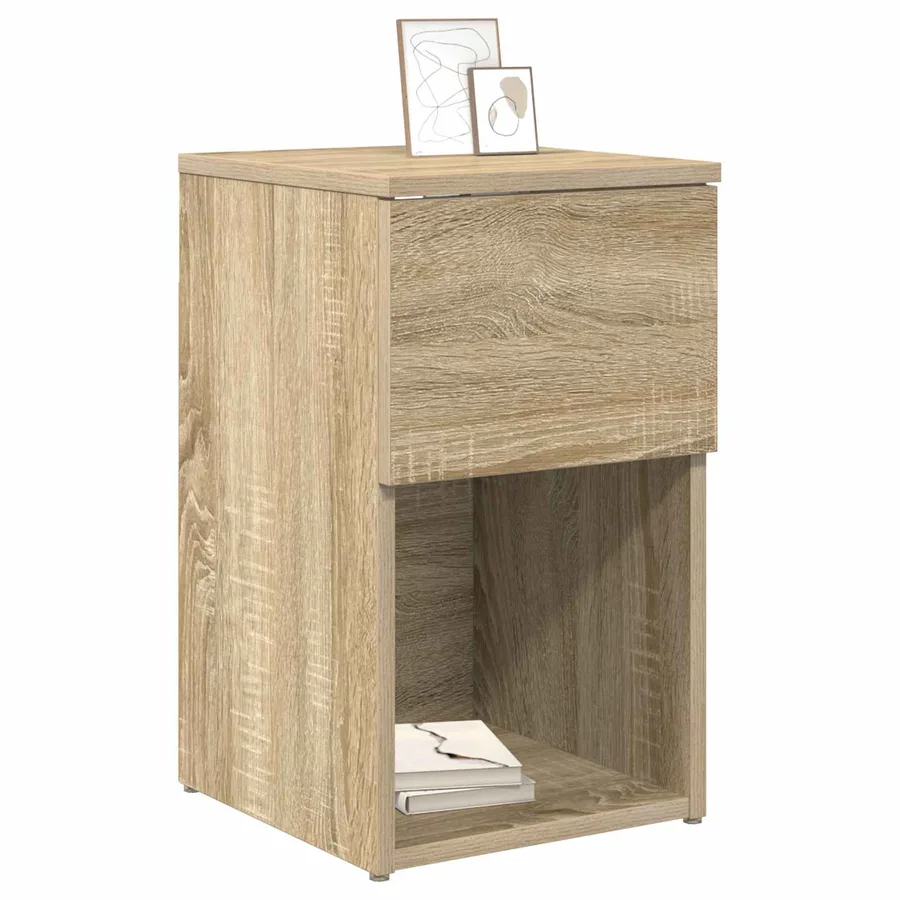 Armoire de lit Chêne Sonoma 29 x 31,5 x 49 cm Bois d'ingénierie - 3