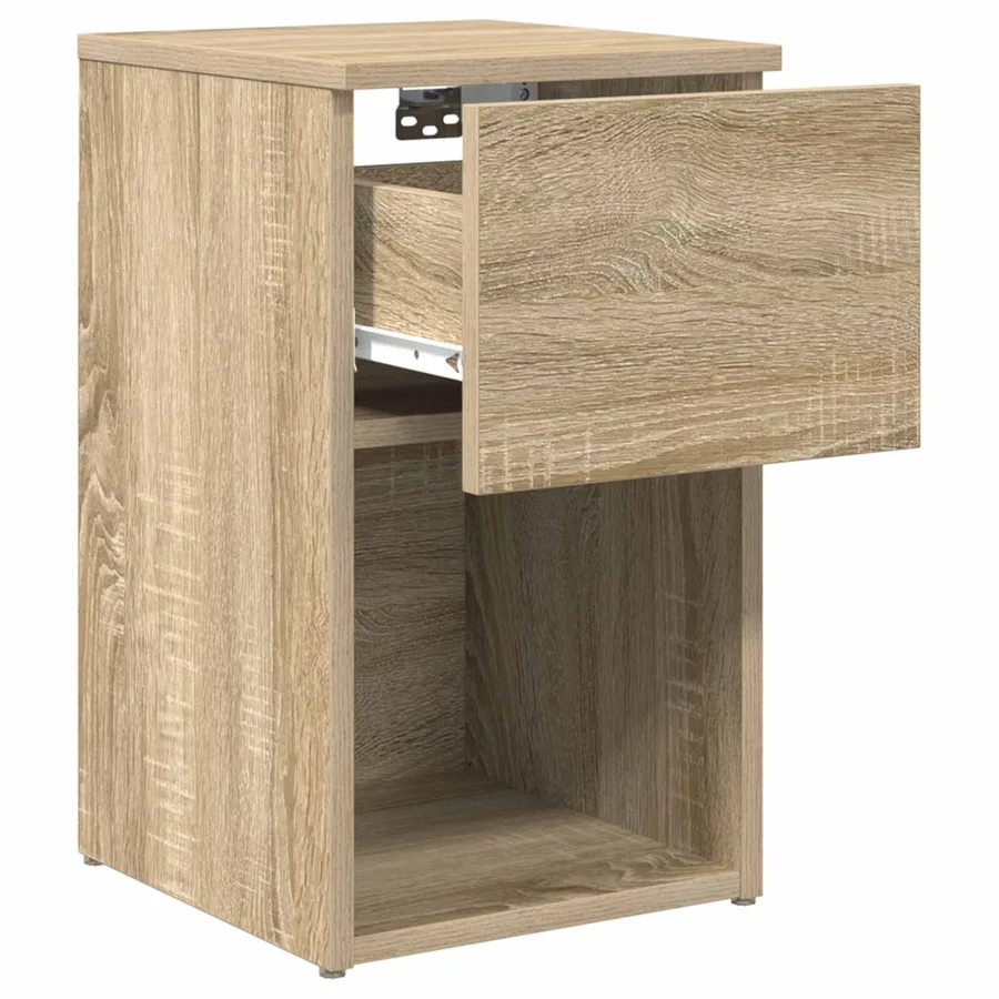 Armoire de lit Chêne Sonoma 29 x 31,5 x 49 cm Bois d'ingénierie - 5