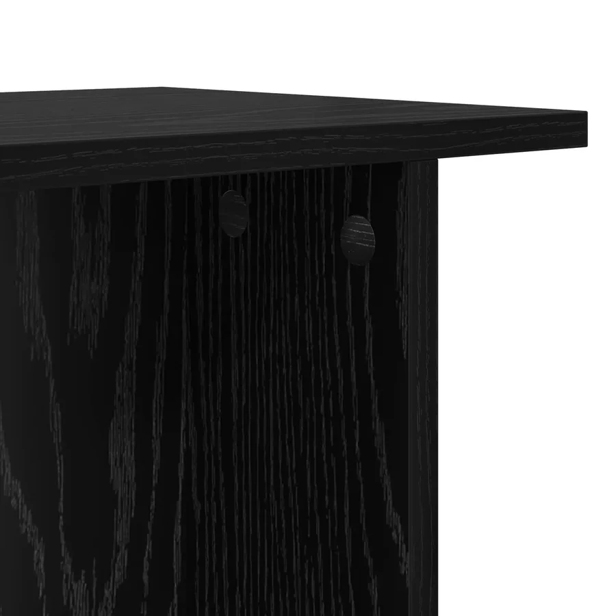 Table basse Chêne noir 40 x 30 x 49 cm Bois d'ingénierie - 7