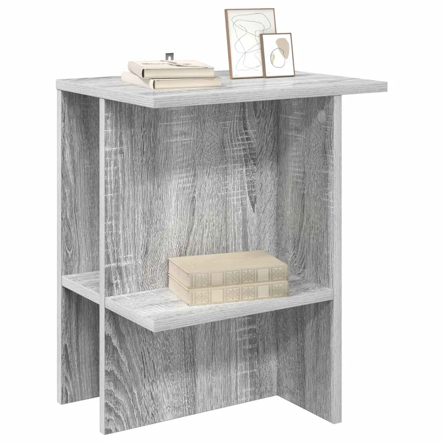 Table basse Sonoma gris 40 x 30 x 49 cm Bois d'ingénierie - 3