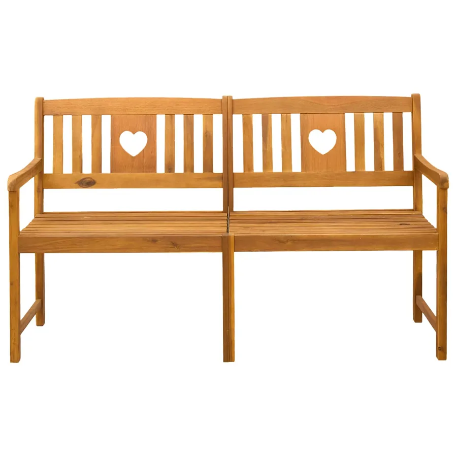 Banc extérieur Naturel 150 x 55,5 x 90 cm Bois d'Acacia Massif - 3