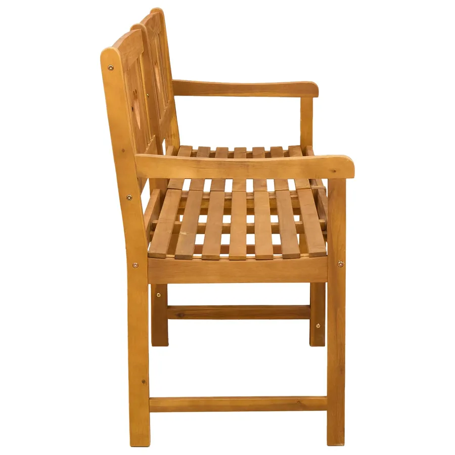 Banc extérieur Naturel 150 x 55,5 x 90 cm Bois d'Acacia Massif - 4