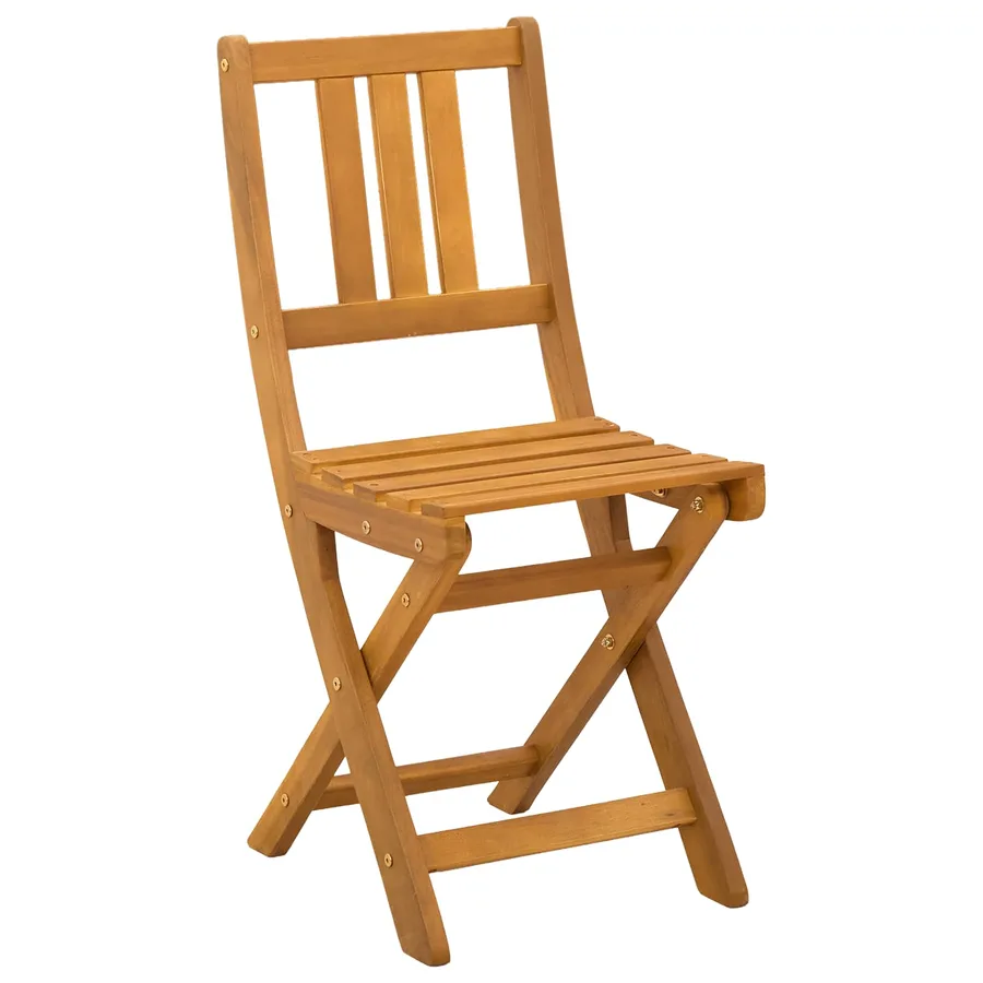 Chaises de bistrot d'extérieur 2 pcs Crème blanc - 5