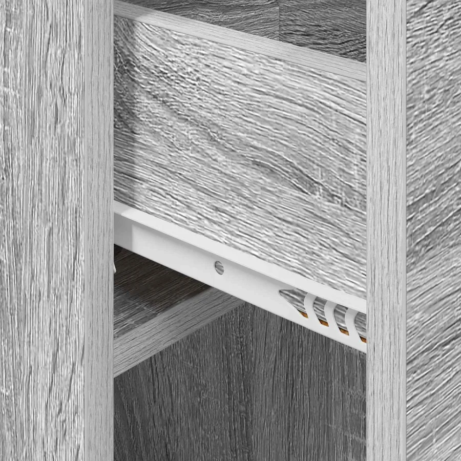 Armoire de lit 2 pcs Sonoma gris 29 x 31,5 x 49 cm - 11