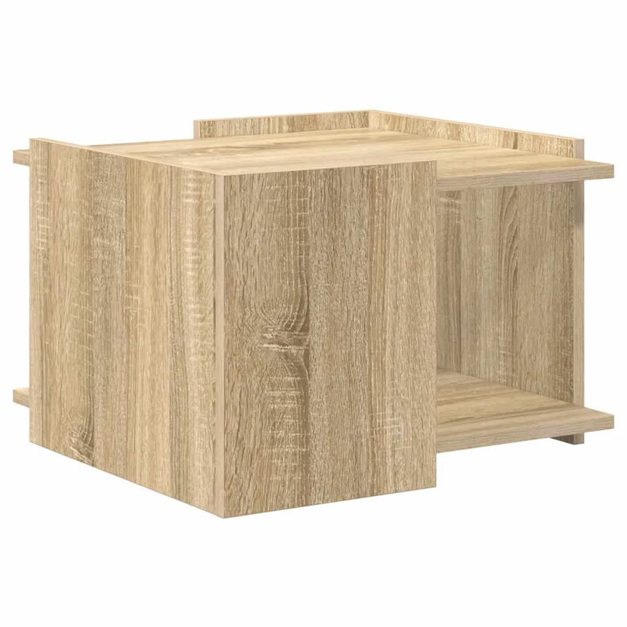 Table basse Chêne Sonoma 50,5 x 50 x 33 cm Bois d'ingénierie - 7