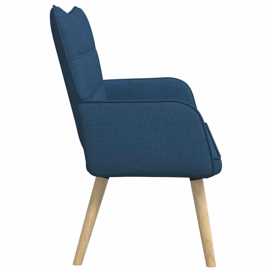 Sofa 2 places Bleu 115 x 61 x 87 cm Tissu - 5