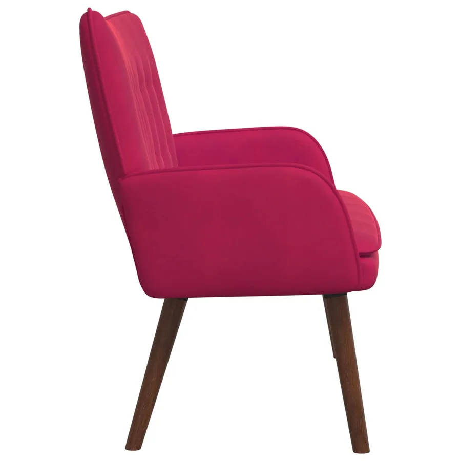 Sofa 2 places Bordeaux 115 x 61 x 87 cm Velours - 5