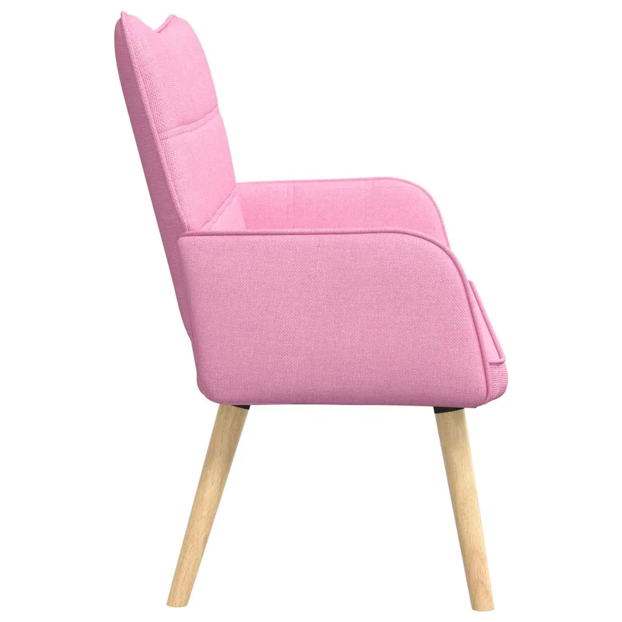 Sofa 2 places Rose 115 x 61 x 87 cm Tissu - 5