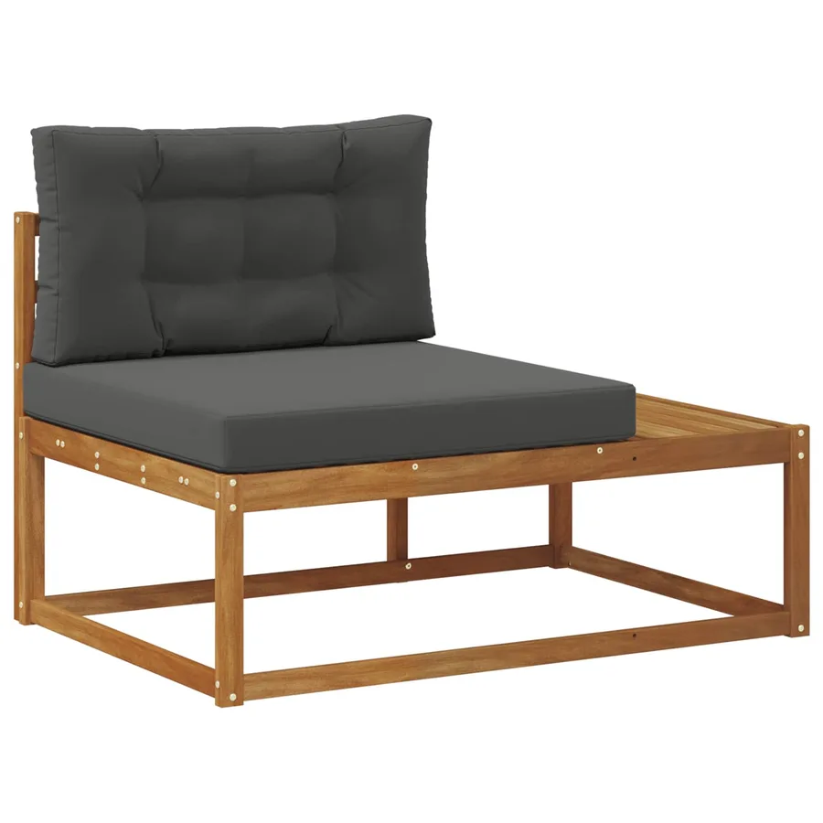 Ensemble de canapés d'extérieur Naturel et Anthracite - 6