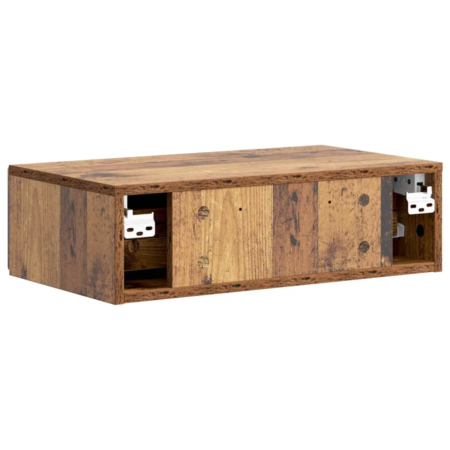 Table d'appoint murale Bois ancien 59 x 34,5 x 17 cm - 7