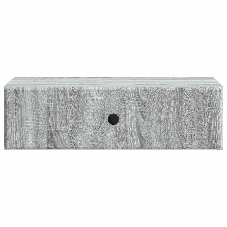 Table d'appoint murale Sonoma gris 59 x 34,5 x 17 cm - 5