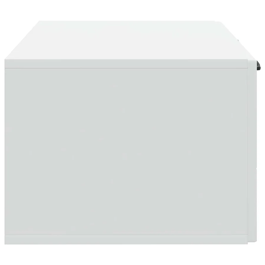 Meuble TV mural Blanc 59,5 x 41 x 30 cm Bois d'ingénierie - 7