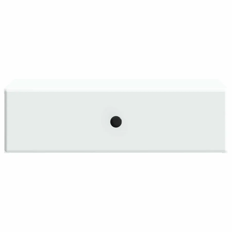 Table d'appoint murale Blanc 59 x 34,5 x 17 cm - 5