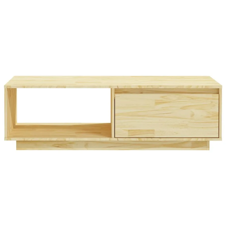 Table basse 110x50x33,5 cm bois de pin massif - 5