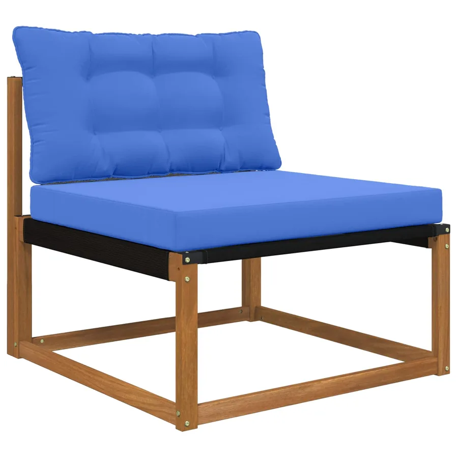 Coussin de canapé d'extérieur Polyester Bleu royal - 3