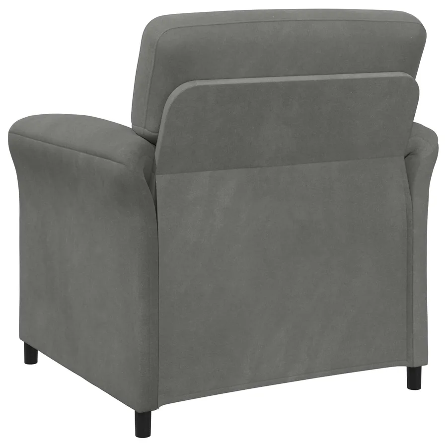 Canapé 1 place Gris foncé 88 x 83 x 95 cm Velours - 5