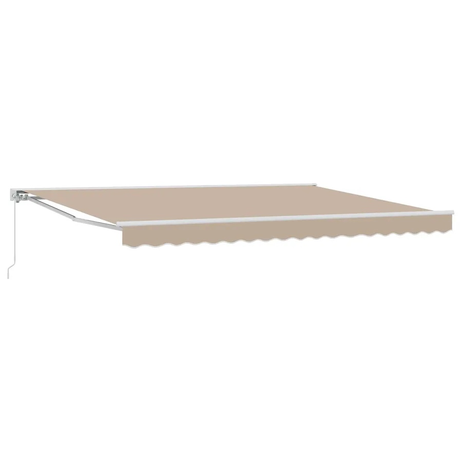 Auvent rétractable manuel Beige 4 × 3 m - 2