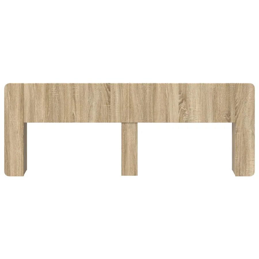 Cabinet de Tête de Lit Chêne Sonoma Bois d'ingénierie - 5