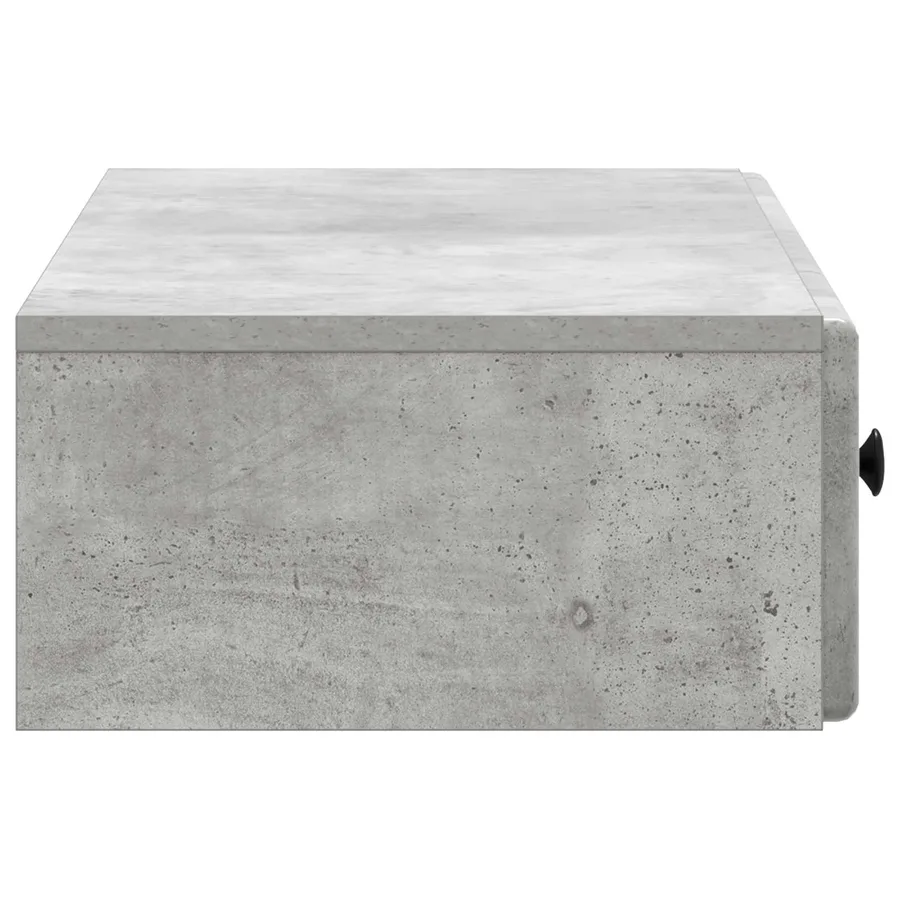 Table d'appoint murale Gris béton 87,5 x 34,5 x 17 cm - 6