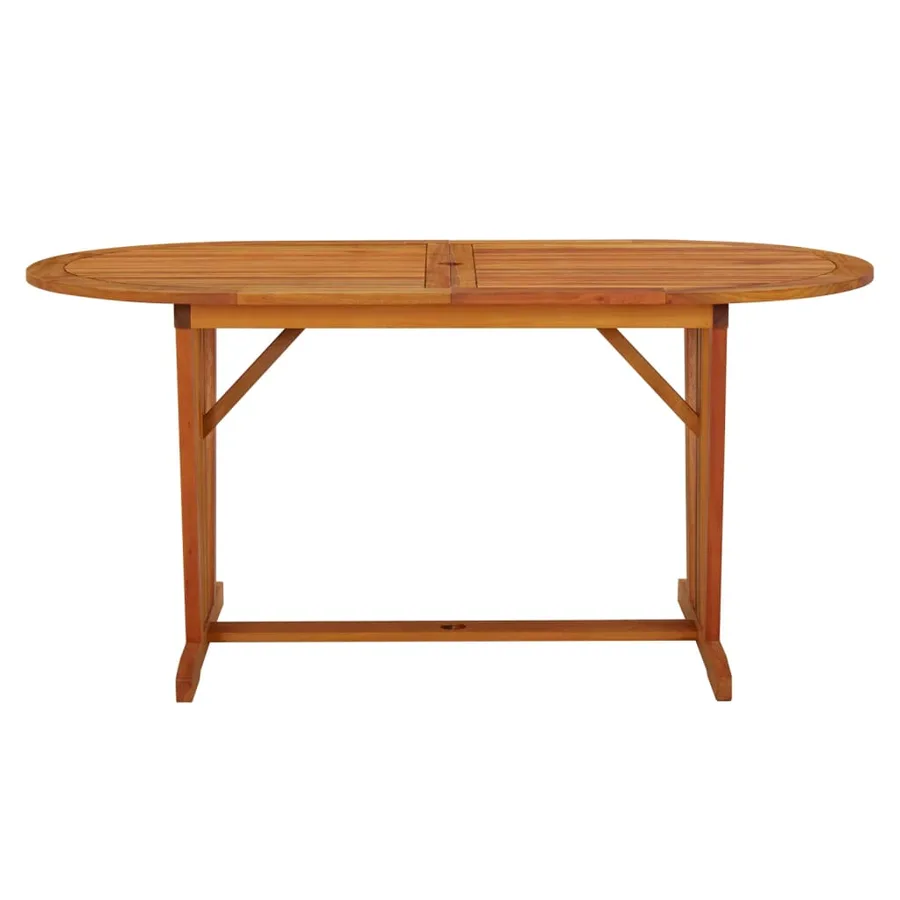 Table de jardin 160x85x75 cm Bois d'eucalyptus solide - 2