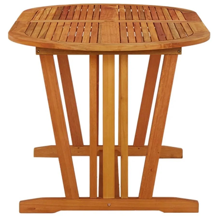 Table de jardin 160x85x75 cm Bois d'eucalyptus solide - 3