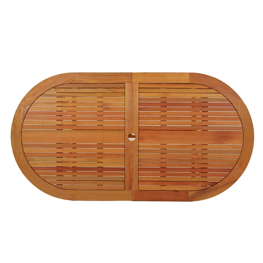 Table de jardin 160x85x75 cm Bois d'eucalyptus solide - 4