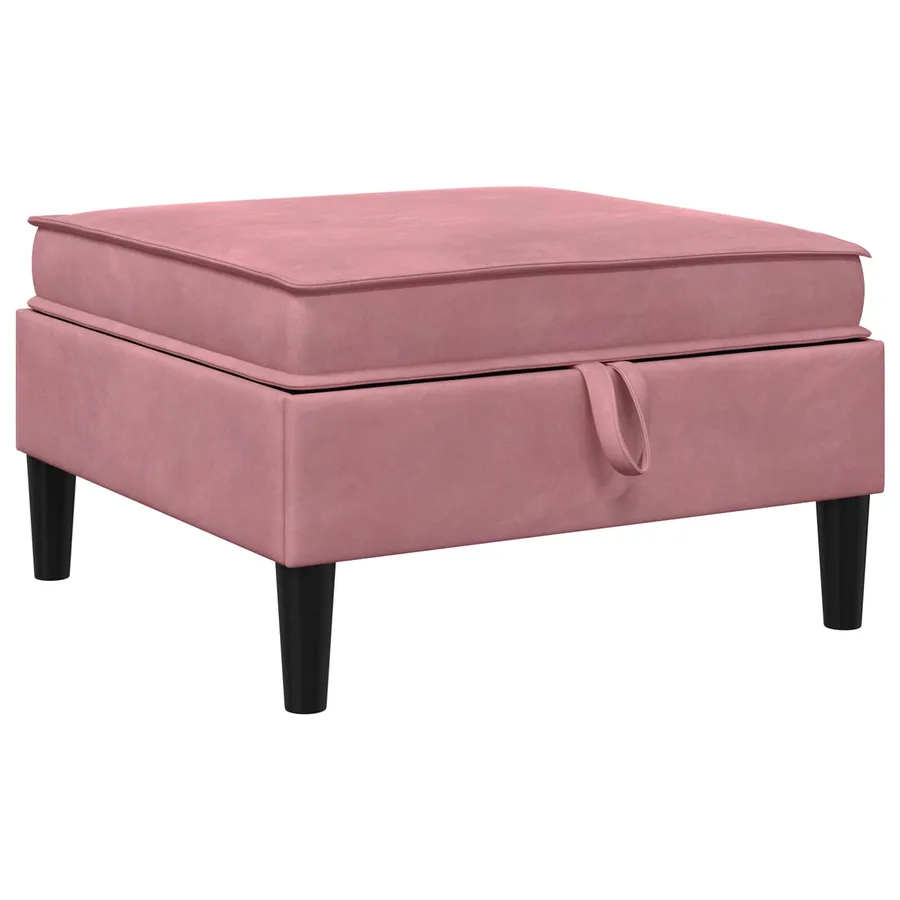 Ensemble de meubles pour le salon 6 pcs Rose Velours - 6