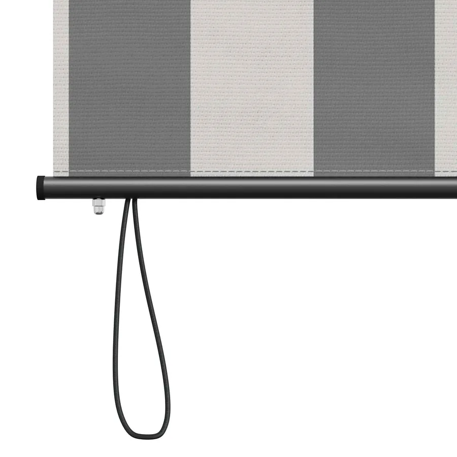 Store enrouleur Anthracite et blanc 80 x 250 cm - 6