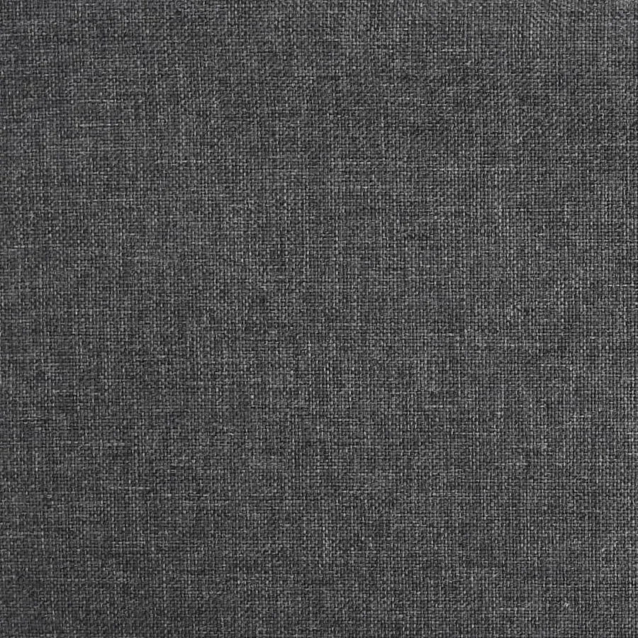 Tabourets de bar lot de 2 gris foncé tissu - 9