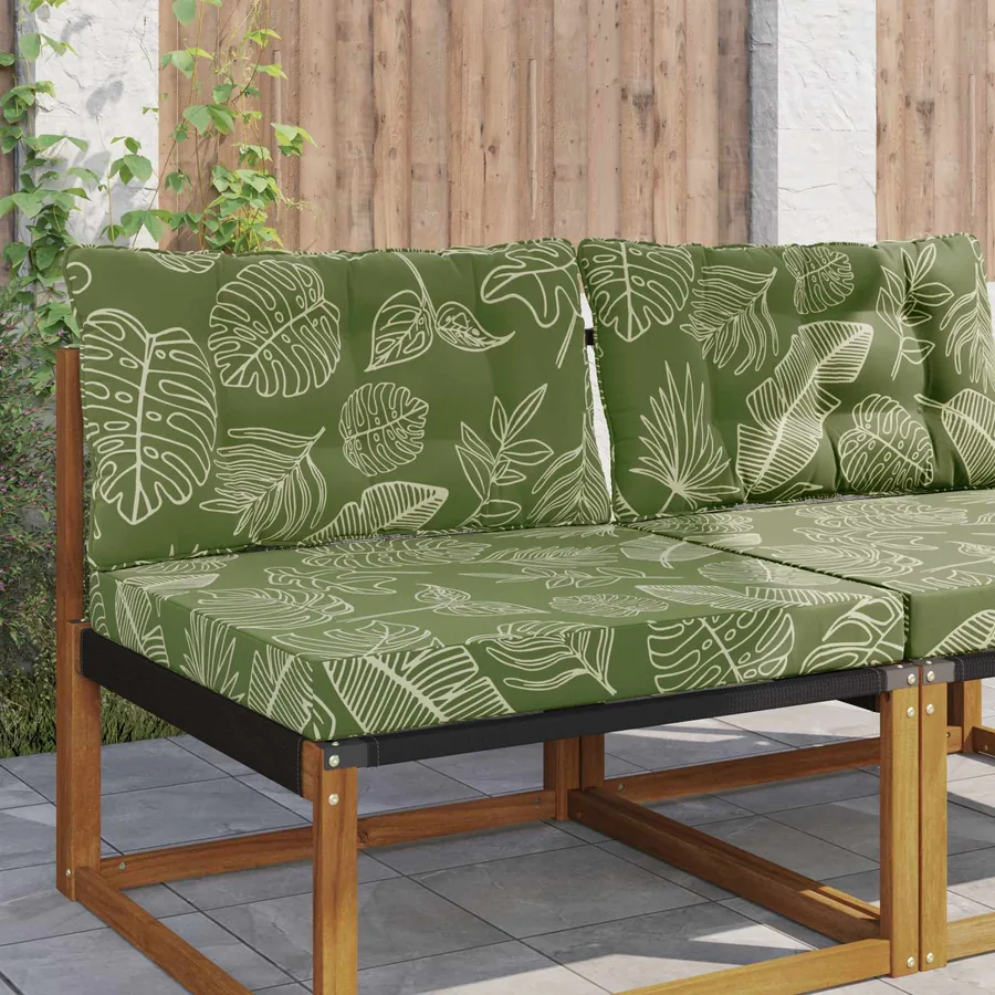 Coussin de canapé d'extérieur Polyester Modèle feuille
