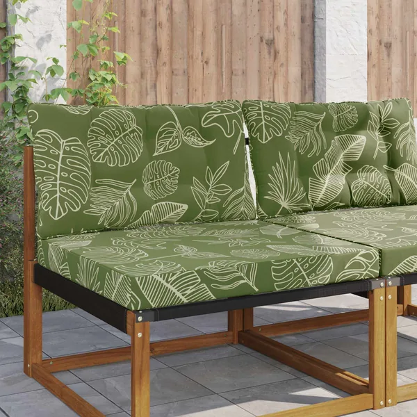 Coussin de canapé d'extérieur Polyester Modèle feuille