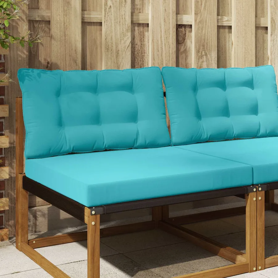 Coussin de canapé d'extérieur Polyester Turquoise