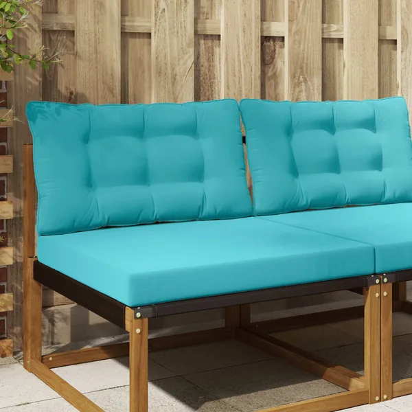 Coussin de canapé d'extérieur Polyester Turquoise