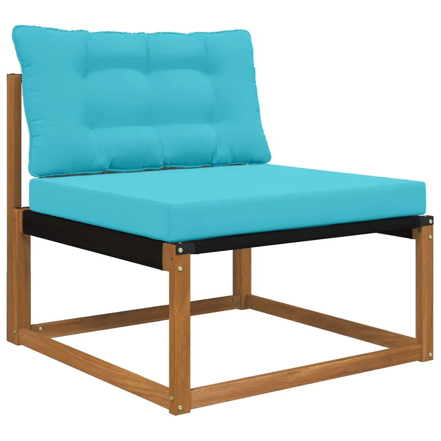 Coussin de canapé d'extérieur Polyester Turquoise - 3